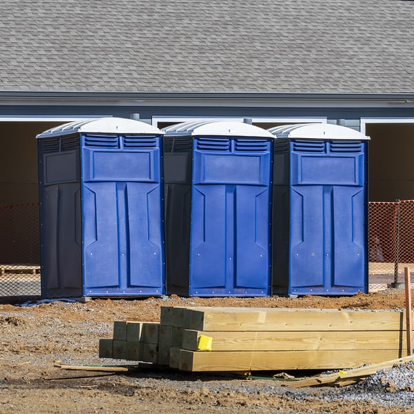 how can i report damages or issues with the porta potties during my rental period in Connellsville